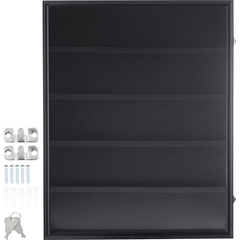 Mophorn 35 abgestufte Sportkarten-Vitrine, 24,3 x 30,5 x 2,1 Zoll, Baseballkarten-Präsentationsrahmen mit 98 % UV-Schutz, klares Polycarbonatglas, Basketball und Eishockey