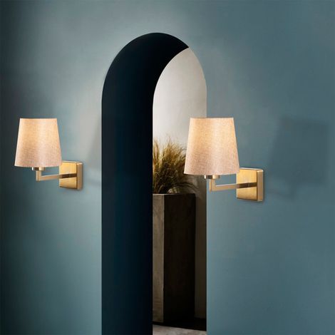 Wandlampe Goldstaub Ashburn