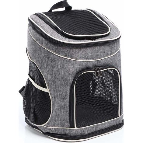 Sac à dos de transport pliable pour chiens, chat 6 kg max (1/5)