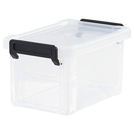 Iris Ohyama, Boîte de rangement plastique, 0.7 L, A l'unité, LLB-0.7, Transparent