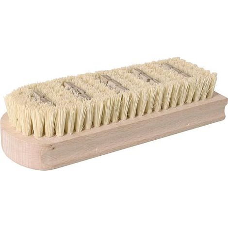 Brosse lisse de decapage 3/7 rangs filasse/cuir 20 mm (1/2)