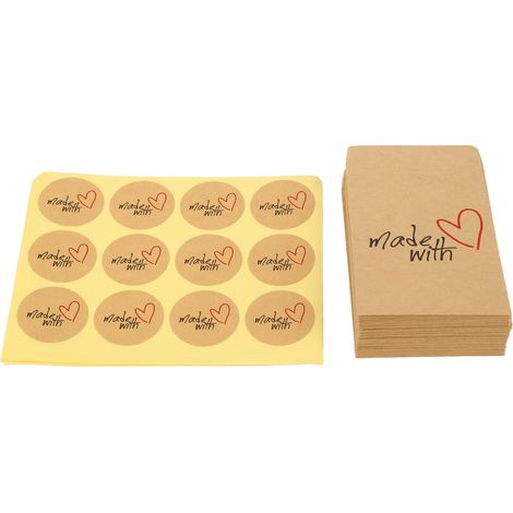 Lot de 150 Enveloppes Kraft Rétro Élégantes avec Autocollants Mignons pour Pièces de Monnaie, Timbres et Collections - Petit Format, Papier Résistant, Idéal pour Cadeaux et Stockage (1/5)