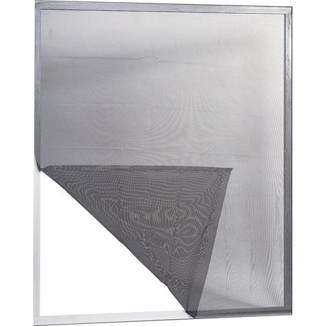Kit zanzariera per finestre Maurer nero 130x150 cm