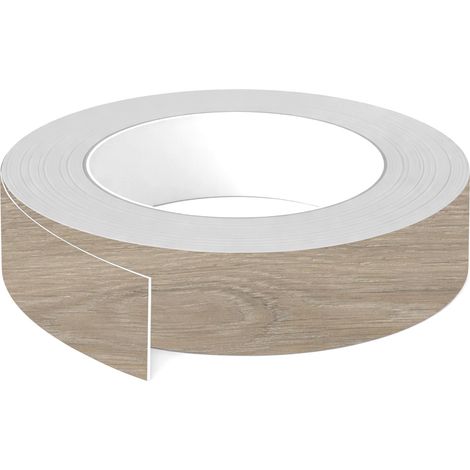 1x Bande de chant ABS sans colle 23 mm x 5 m épaisseur 0,8 mm facile à appliquer bricolage étagère meuble panneau plan de travail bois stratifié, Chêne Lorenzo sable (1/3)