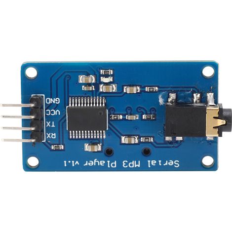 Module lecteur MP3 série WAV avec volume réglable, accessoire électronique pour projets DIY, carte audio compacte, prise casque, alimentation 5V, kit bricolage (1/5)