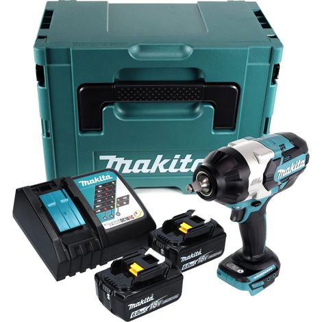 Makita – Boulonneuse à chocs 18V – Couple 1000Nm – 2 batteries 6,0Ah – Moteur sans charbon – 3 niveaux de puissance réglables (1/10)