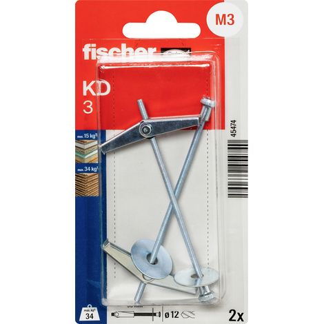 Fischer 045474 KD 3 K NV Kippdübel 95 mm 1 Set (1/5)