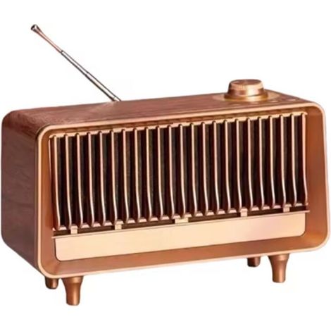 Geeignet für tragbare kabellose Bluetooth-Retro-Lautsprecher, leistungsstarke Stereolautsprecher und kompakte wiederaufladbare Retro-Lautsprecher.