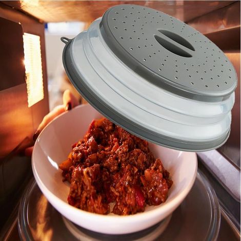 Protection anti-éclaboussures pour four à micro-ondes (ventilateur) et petits ustensiles de cuisine pour fruits et légumes(1 paquet) (1/4)