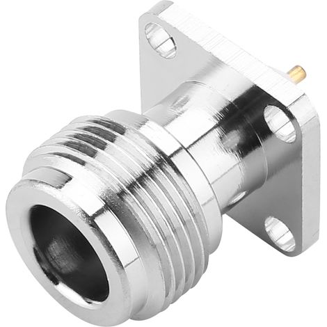 Stück N-KFD-5N Koaxial-HF-Buchsenstecker mit Flansch 17,5 x 17,5 mm (1/5)