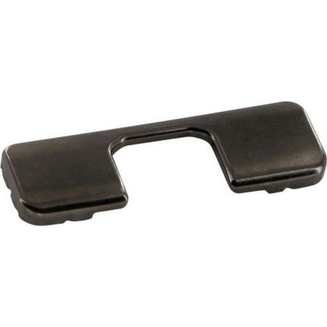 Cache pour boîtier de charnière - Décor : Titanium - Matériau : Acier - SALICE (1/3)