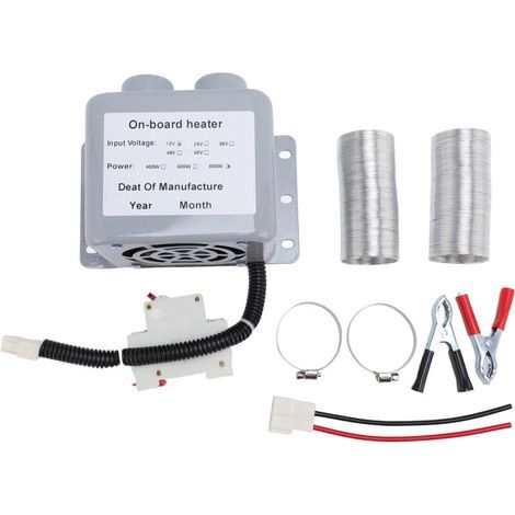 Scheibenenteiser-Set für Pkw, 2-Loch-Heizung, 12 V Gleichstrom, 800 W, Entfeuchter für Lkw, Pkw, Taxi, Winter, geräuscharm (1/5)