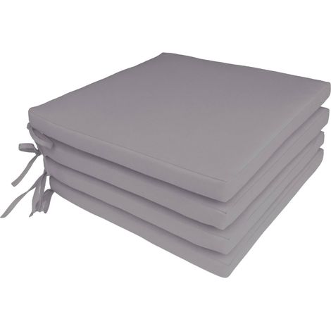 sweeek - 4er-Set Sitzkissen für Gartenstühle