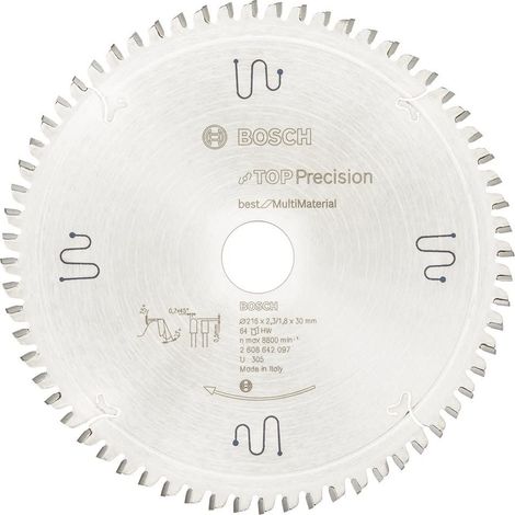 Accessoires Lame pour scie circulaire Multi Z64TR 216 x 30 x 2,3 mm (1/5)