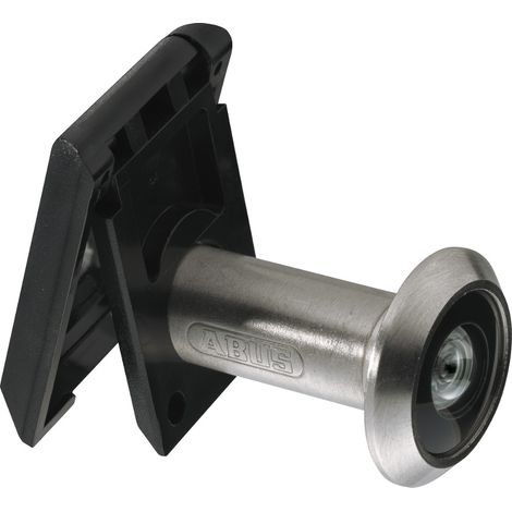 ABUS 2300 silber Türspion für Türblattstärken von 35–59 mm, Weitwinkel ca. 160° (1/4)