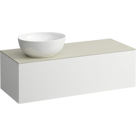 LAUFEN Il Bagno Alessi cajonera, 1 agujero para grifo, encimera