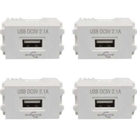 4-fach Ladepanel für Mobiltelefone, USB-Netzteil, 220-V-Stecker, 5-V-Transformator, 2,1-A-Stecker, Schalteradapter