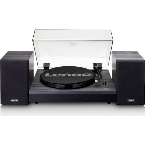 Lenco LS-301BK tocadisco Tocadiscos de tracción por correa Negro Manual