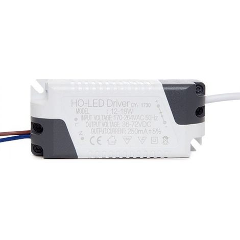 Greenice – Driver Dimmable 18W pour luminaires LED – Alimentation compacte – Tension 12V – Facile à installer dans espaces réduits