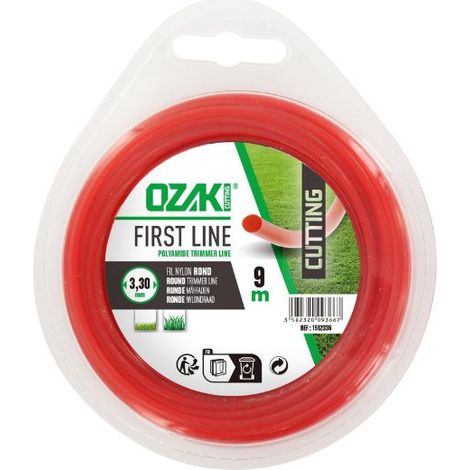Fil débroussailleuse rond Ozaki 3,30 mm  45 mètres (1/4)