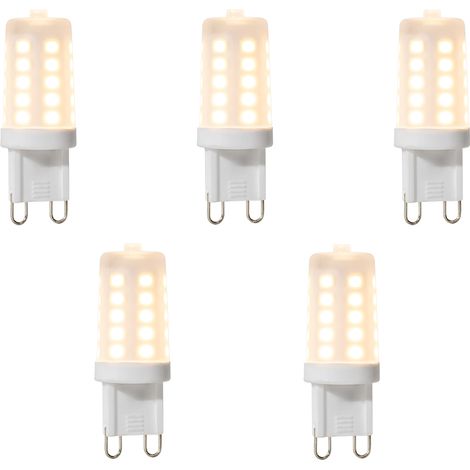 QAZQA Set di 5 lampadine LED G9 dimmerabili 3W 280 lm 2700K