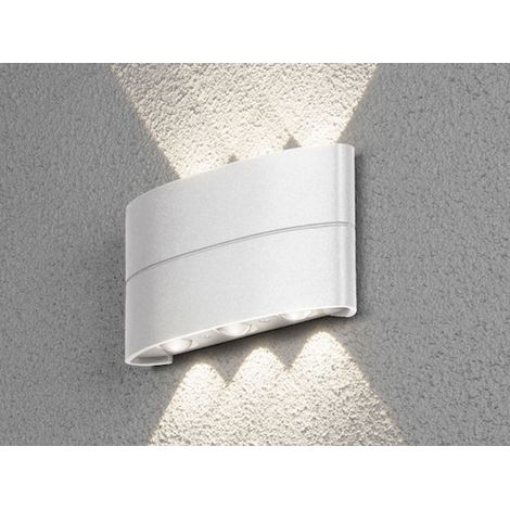 Konstsmide Chieri 7853-250 LED-Außenwandleuchte EEK: G (A - G) 7.2 W Weiß