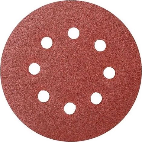 Disco abrasivo adesivo Ø125mm (set di 5 unità) WORKPRO (1/2)