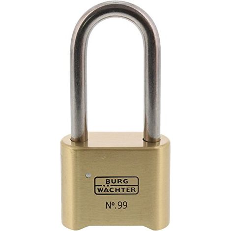 Burg-Wächter 99 Ni 50 HB 65 SB lucchetto in ottone e acciaio inossidabile (1/4)