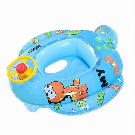 TRADE SHOP - Salvagente Gonfiabile Mutandina Per Bambini Forma Di Macchina Dino Piscina Mare -