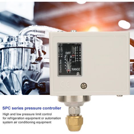 Régulateur de pression électronique 24V-380V pour compresseur et pompe à air et eau pressostat (1/5)