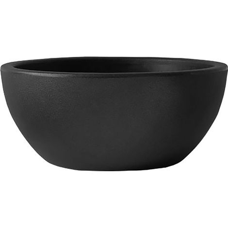Vaso Ø40x17,5 cm in Polietilene Era 40 Antracite (1/3)
