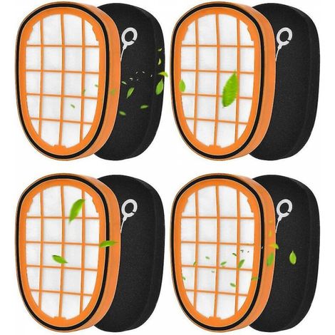Lot de 4 filtres pour Philips Speedpro Max Aqua Handheld FC6812 6814 6823 6827 6908 (1/5)
