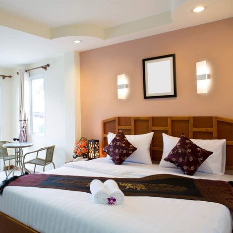 Confezione da 2 applique da interno, applique decorative a LED da 12W dal design creativo, luce bianca calda 3000k, applique moderne per soggiorno, scale, camera da letto, corridoio (1/4)