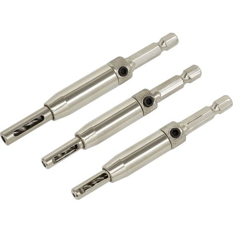 Sealey Self-Centring Chamfered Hinge Drill Set 3pc AK3HD (1/5)