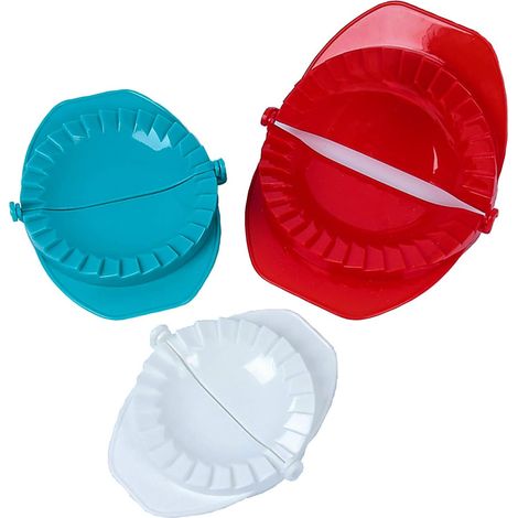 Moule À Raviolis - Ensemble De 3 Pièces En PP - Diamètre 10 Cm 12 Cm Et 15 Cm - Pour Préparation Maison De Raviolis Pierogis Empanadas - Lot De 3 (1/5)