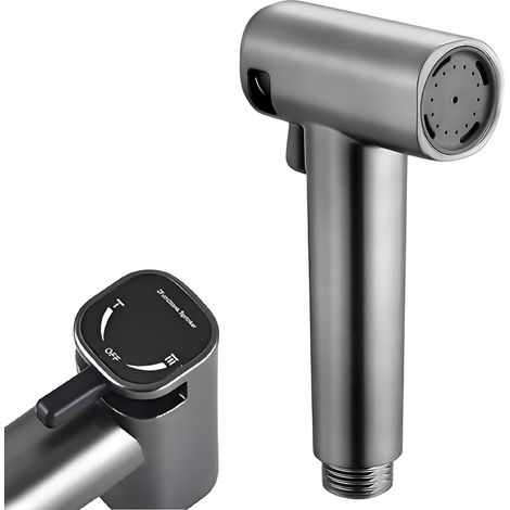 Rociador de bidé, cabezal de ducha de mano, cabezal de ducha de mano, bidé ajustable con modo dual (chorro/flujo) para higiene personal y cuidado de la limpieza.