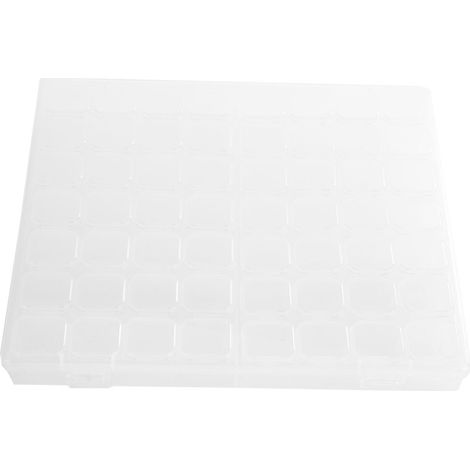 Boîte de rangement pour vernis à ongles 56 emplacements, coffret organisateur de bureau, accessoires de bijoux (1/5)