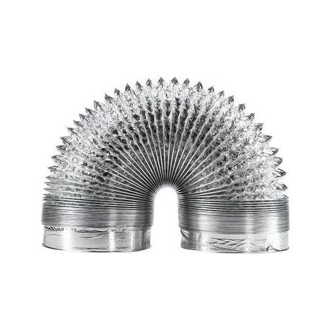 Hose ventilation in aluminum of 150 mm for hotte seche-l, fan tubulair(5 meters of length) (1/5)