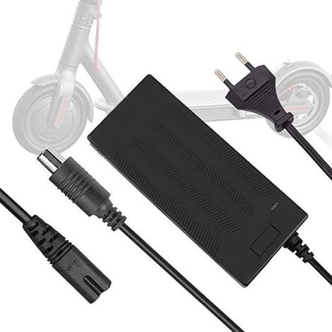 chargeur xiaomi m365,42V 2A Chargeur Adaptateur pour Scooter Électrique Pièces Chargeur de Batterie Accessoires pour Xiaomi Mijia (1/4)
