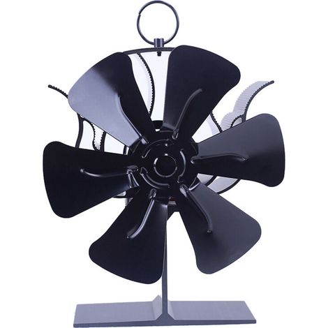 Fireplace fan, stove fan, quiet design, suitable for environmentally friendly heat circulation in the house – 21 cm × 13 cm × 16 cm--DTEKGAZ