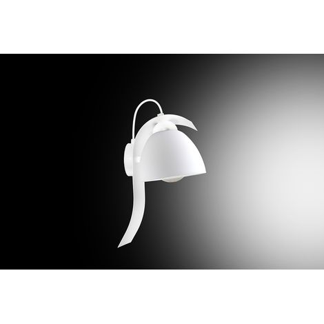 APPLIQUE ONDA E27 18X20XH27CM BIANCA
