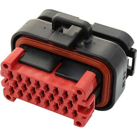 Connettore AmpSeal maschio porta femmina 23 vie nero