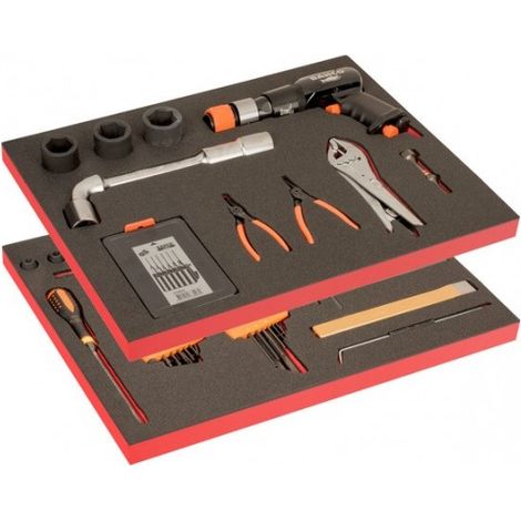 BAHCO - 2 modules mousse pour la réparation automobile - 62 Pcs