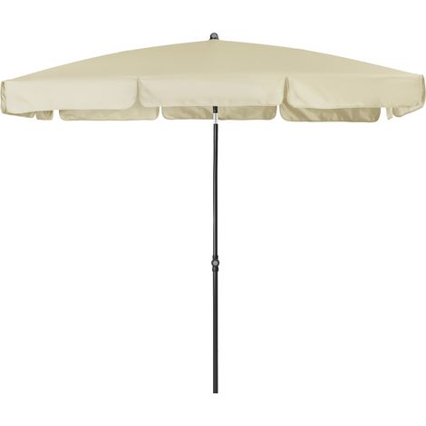 Doppler Mittelstockschirm "Sunline Waterproof Neo" 225 x 120 cm, natur, Bezug aus 100% Polyester, Gestell aus Stahl, Gewicht 3,7 kg (1/5)