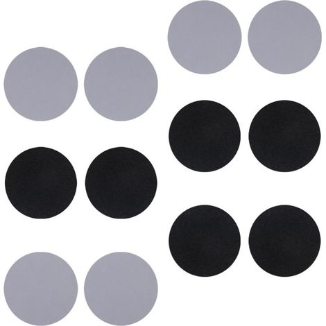 15 Paires D'autocollants Antidérapants en PVC, Forme Ronde, Accessoires pour Canapé et Meubles, Adaptés pour Salon et Usage Général (1/5)