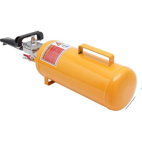 Reifenkompressor, 8 l Fassungsvermögen, Präzisionsmanometer, Gelb (1/2)