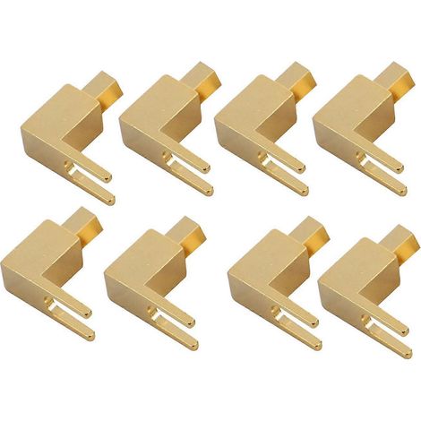 16 Pcs Total Hi-end Banana Vers Spade Adaptateur Bouchon/câble d Enceinte Connecteur Wy-Yp01-8/Spade de L/8 (1/5)