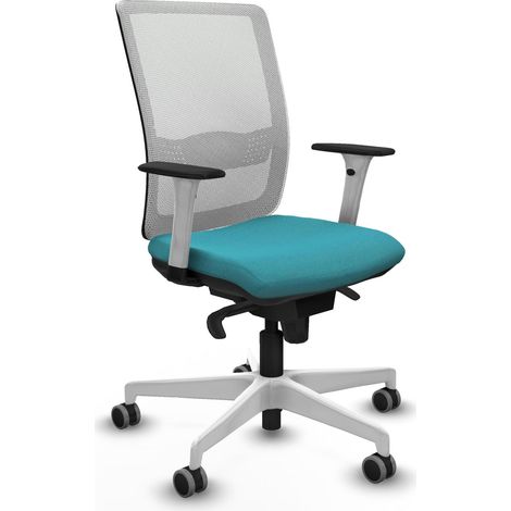 Chaise piqueras y crespo Haches transparente avec bras blancs (1/2)