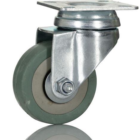Roulettes industrielles Pivotante RS PRO, Diam 50mm, 50kg ( Prix pour 1 ) (1/3)