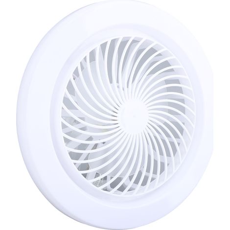 Ventilateur de plafond avec éclairage LED dimmable, télécommande, vitesse réglable, économie d'énergie, culot E27/E26, idéal pour salle à manger, chambre et salon. (1/5)